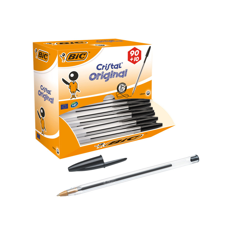 Dispenser Value Pack 90+10 Penna Sfera Cristal® Medio 1,0mm